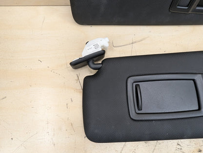 OEM BMW F30 F31 F32 F36 F80 F82 M3 M4 Left Right Interior Sun Visor PAIR Black