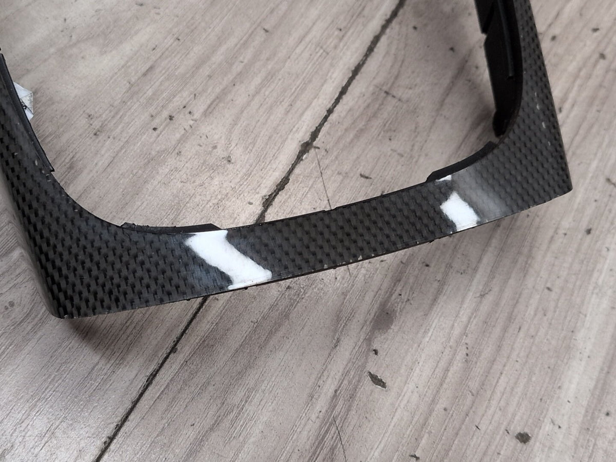 OEM Audi S4 Dashboard Center Console Shift Panel Interior Trim CARBON FIBER SET