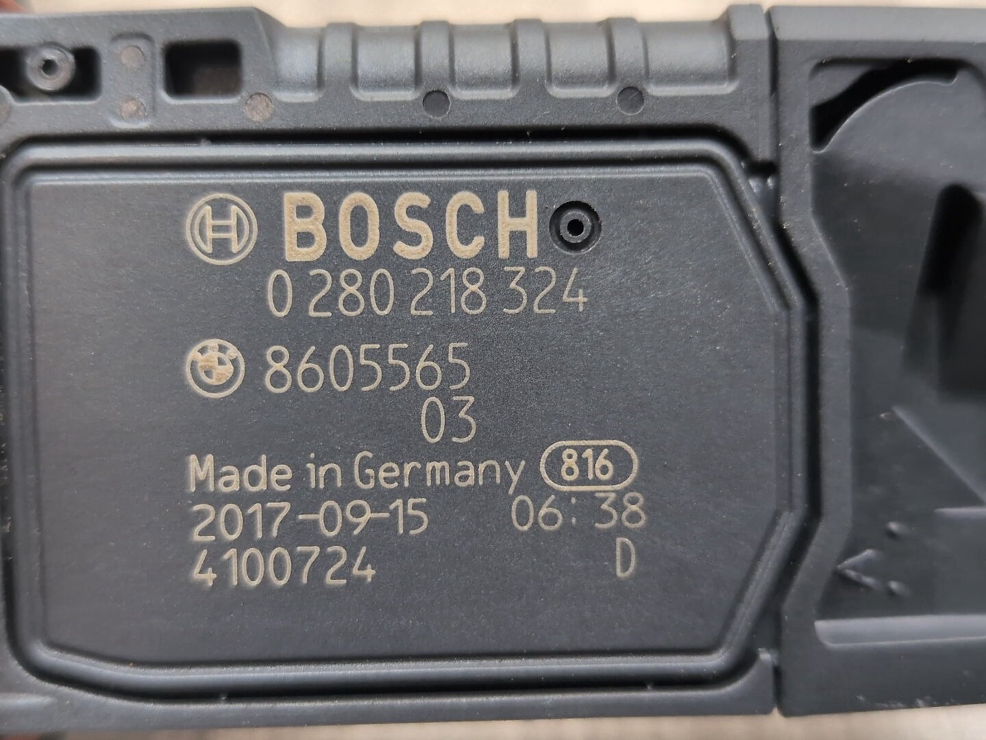 OEM BMW F22 F30 F32 F36 G01 G12 G30 Engine B46 B58 N63R MAF Mass Air Flow Sensor