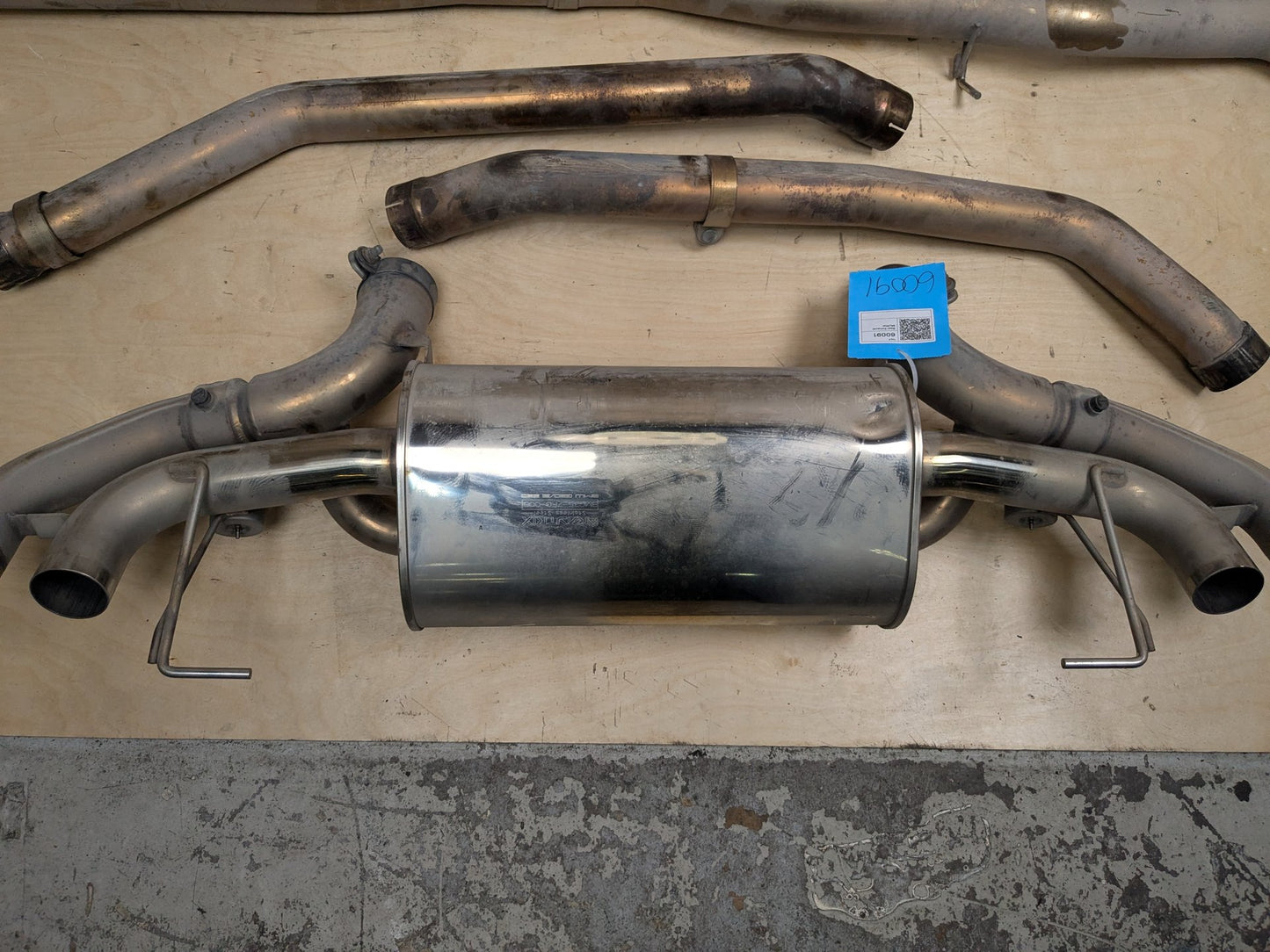 17-24 AMYTRIX BMW G30 M550iX N63TU2 4.4L V8 Valved Exhaust Muffler Pipes SET
