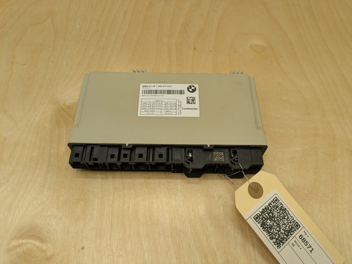 2016-2019 BMW 750Li G12 Front Right Passenger Seat Module 7463477 OEM