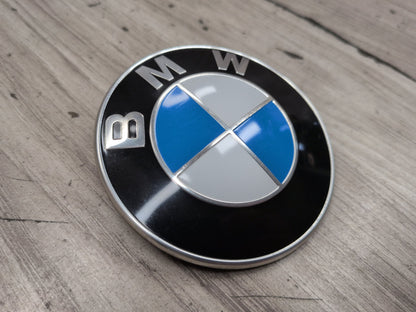 OEM BMW E82 E92 F02 F10 F22 F30 F44 F82 Rear Trunk Lid Round Emblem Logo 82MM