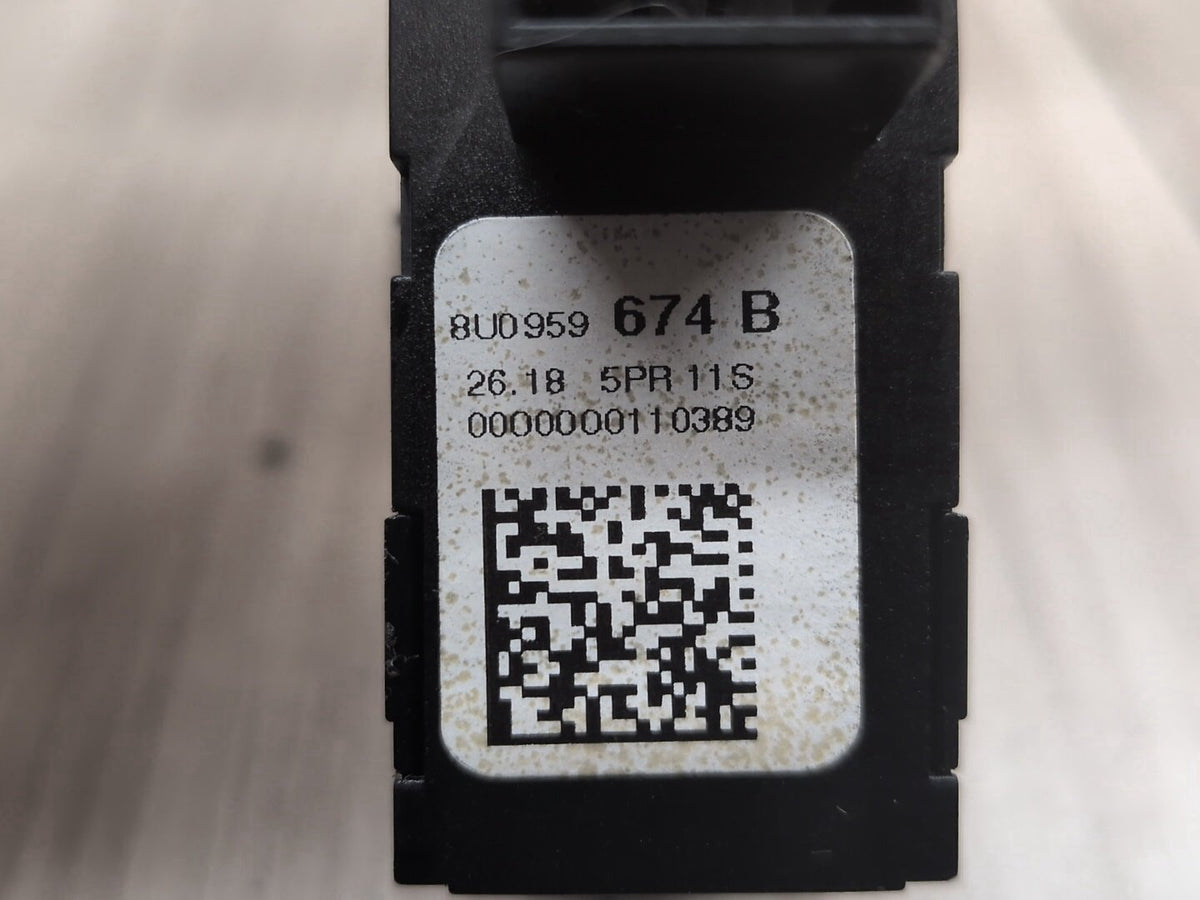 15-18 OEM Audi Q3 8U PDC Park Assist Control Switch 8U0959674B