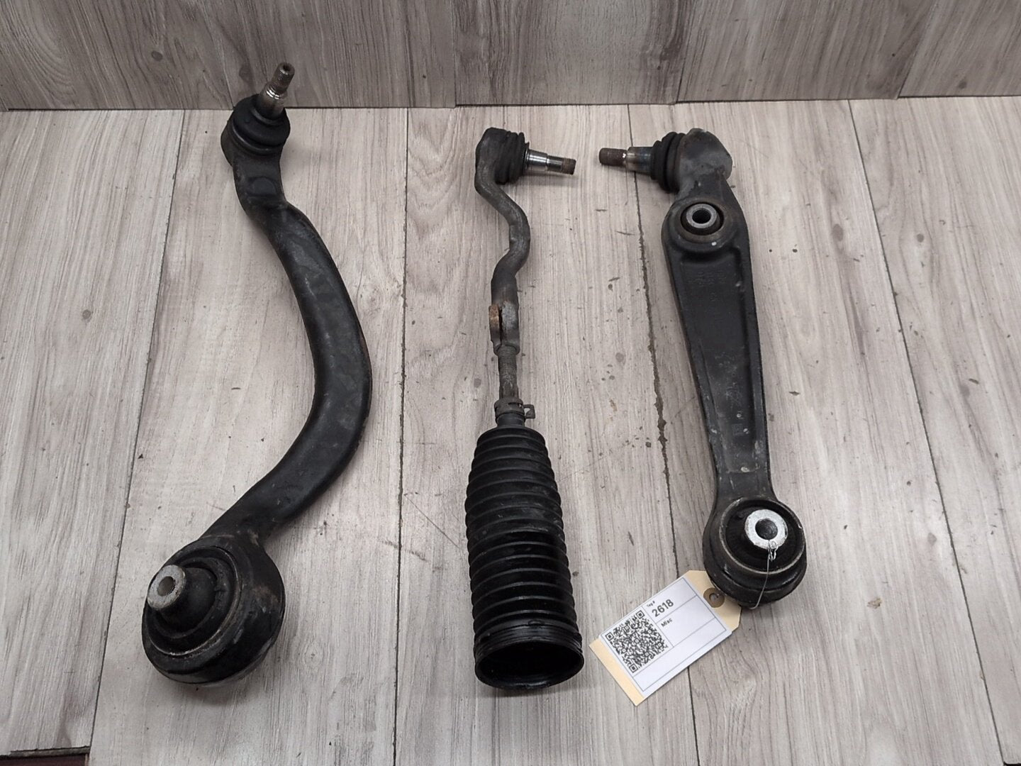 2015 - 2019 BMW X6 F86 Front Left Driver Control Arms w/ Tie Rod SET 7850157 S63B44T2