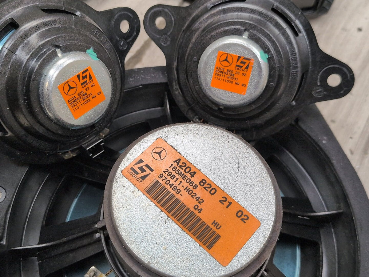 2009-2012 Mercedes-Benz E550 W212 Speakers Subwoofer Tweeter SET A2128202302 OEM