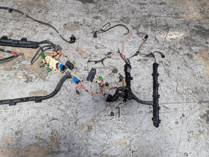 2007-2013 BMW E93 328i N52B30M1 Engine Motor Transmission Wiring Wire Harness SET 7555003