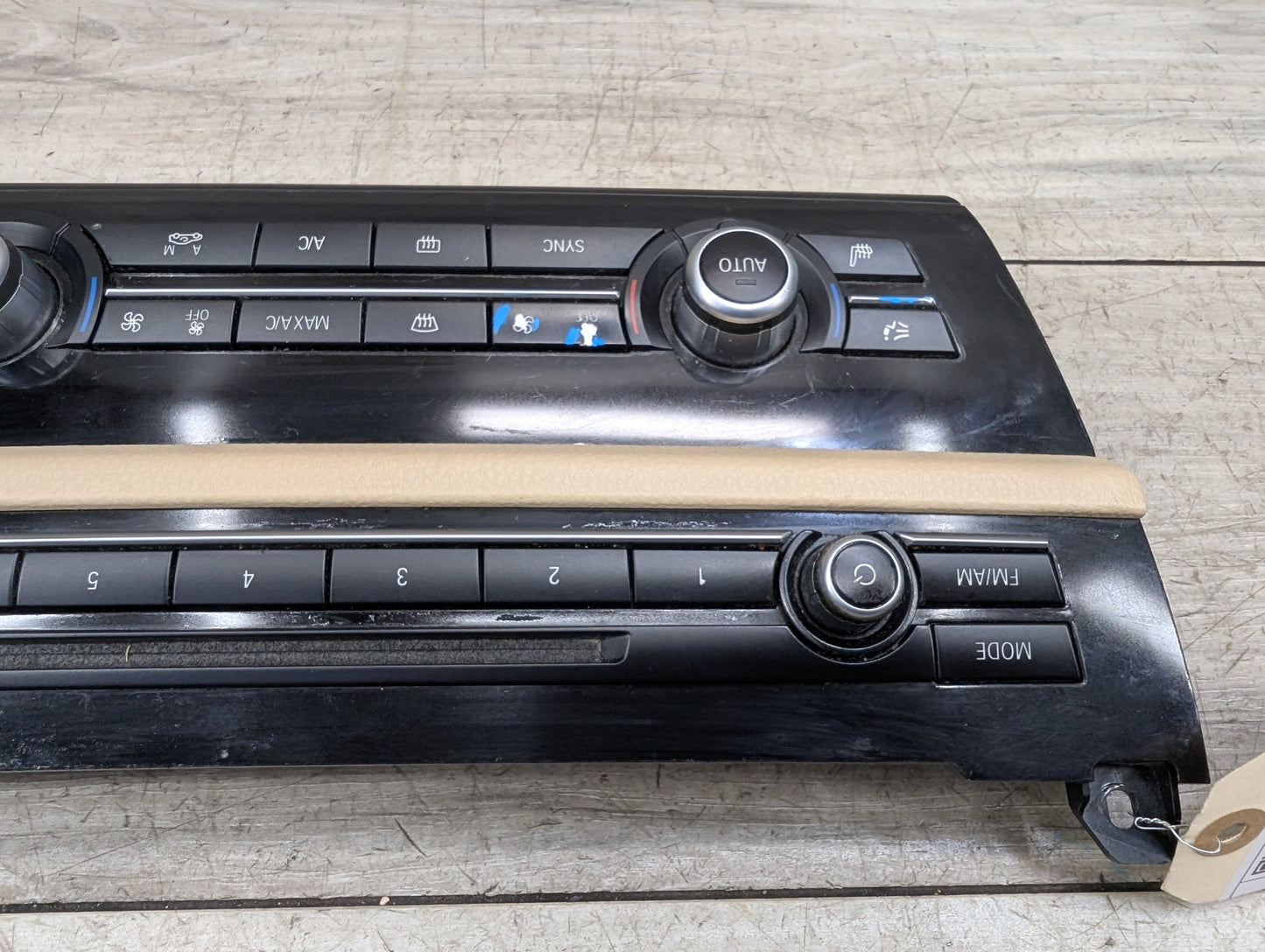 *11-16 OEM BMW F10 535 M5 AC Switch Heater Control Panel Radio Media Buttons