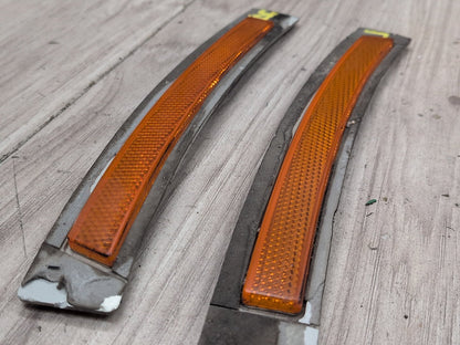 OEM BMW F01 F02 740 750 760 Rear Left Right Driver Passenger Bumper Side Marker Light Reflector PAIR