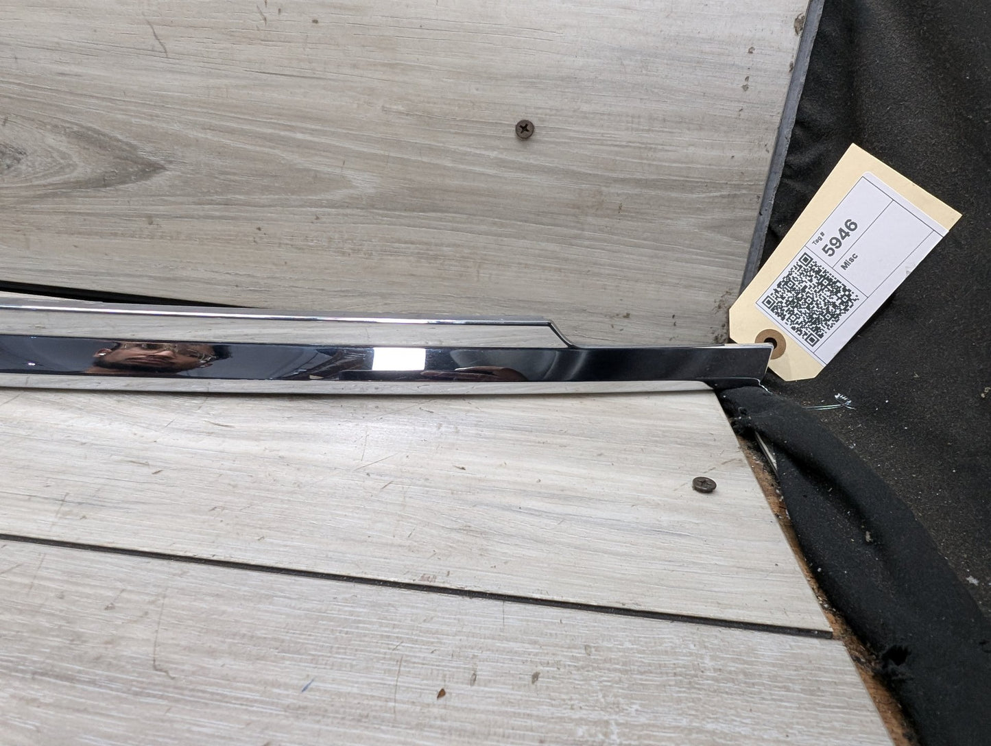 16-19 OEM BMW G12 740 750 M760 Rear Trunk Lid Trim Molding Chrome