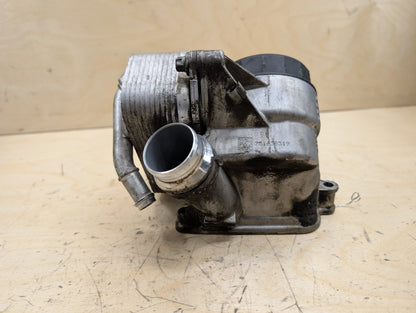 10-17 OEM BMW F01 F07 F10 F12 F25 X3 X4 N55 Engine Oil Filter Housing COOLER