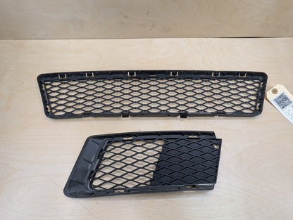 2007-2013 BMW 328i E93 Front Left Center Bumper Cover Grilles SET 7154719