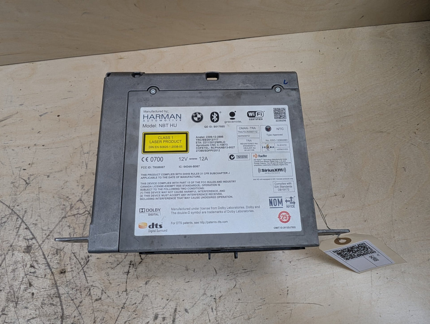 OEM BMW F02* F15 F25 F86 Navigation NBT HU Headunit CD Player Head Unit HW 3.1