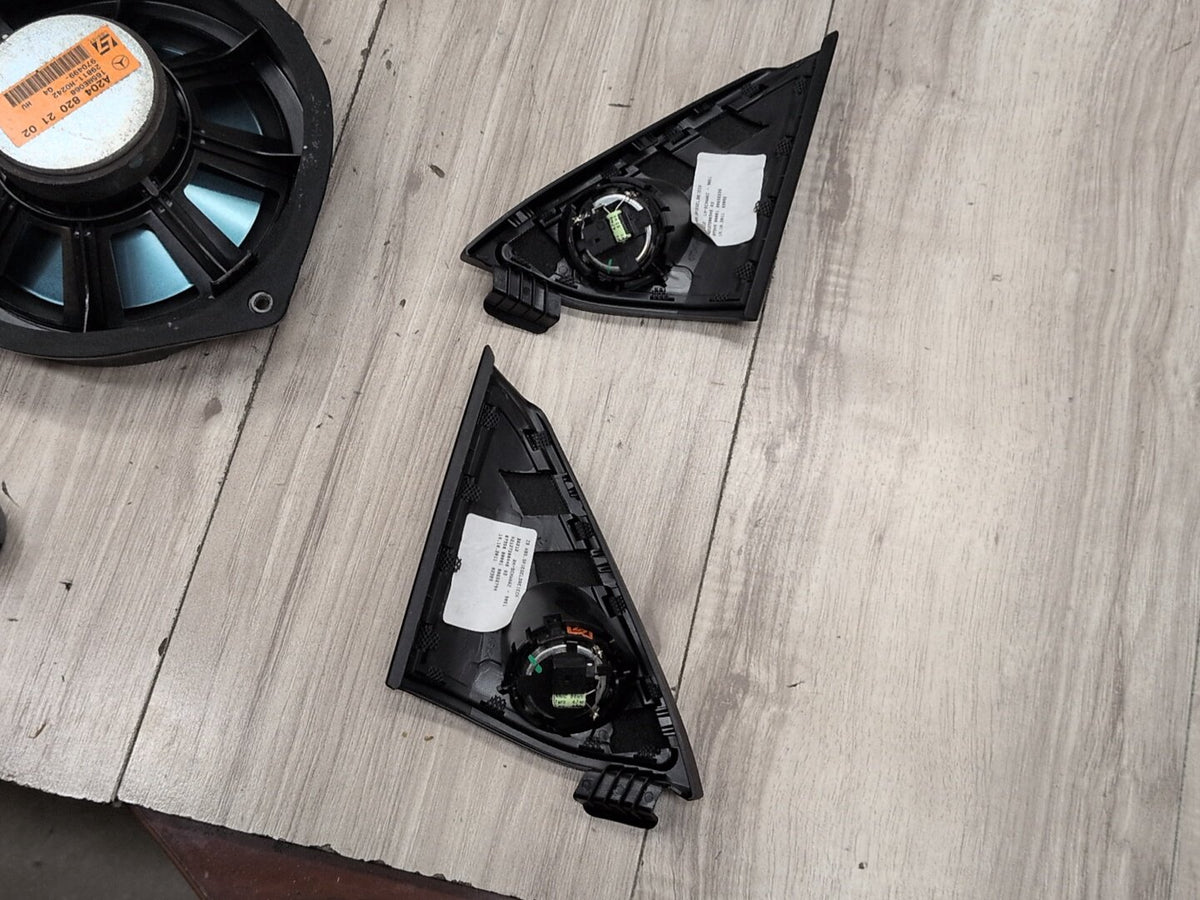 2009-2012 Mercedes-Benz E550 W212 Speakers Subwoofer Tweeter SET A2128202302 OEM