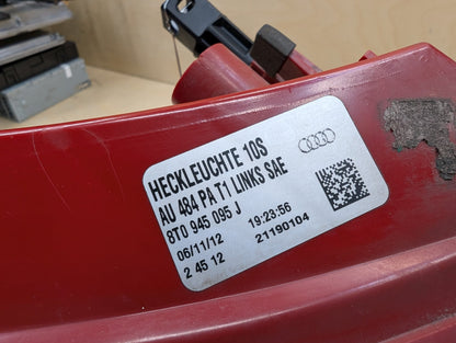 2011-2017 Audi RS5 8T Rear Left Driver Outer Tail Light 8T0945095J OEM