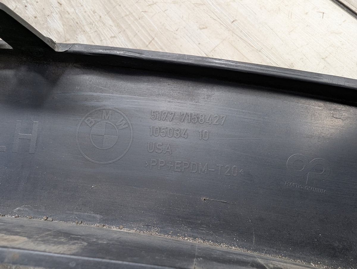 07-13 OEM BMW E70 X5 Front Left Driver Fender Flare Wheel Arch Molding Trim
