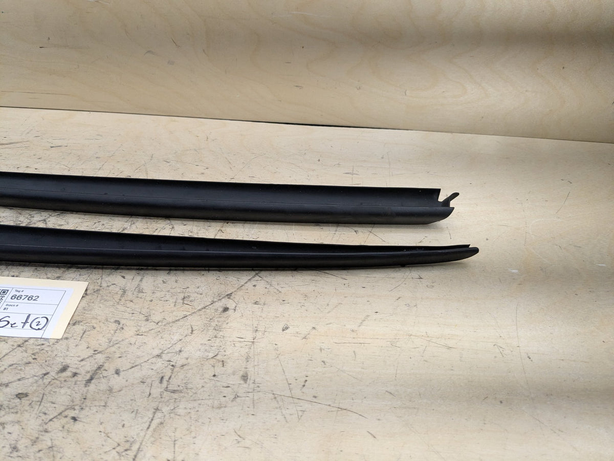 2012-2018 Audi A6 C7 Windshield Drip Trim Molding SET 4G0854326B OEM