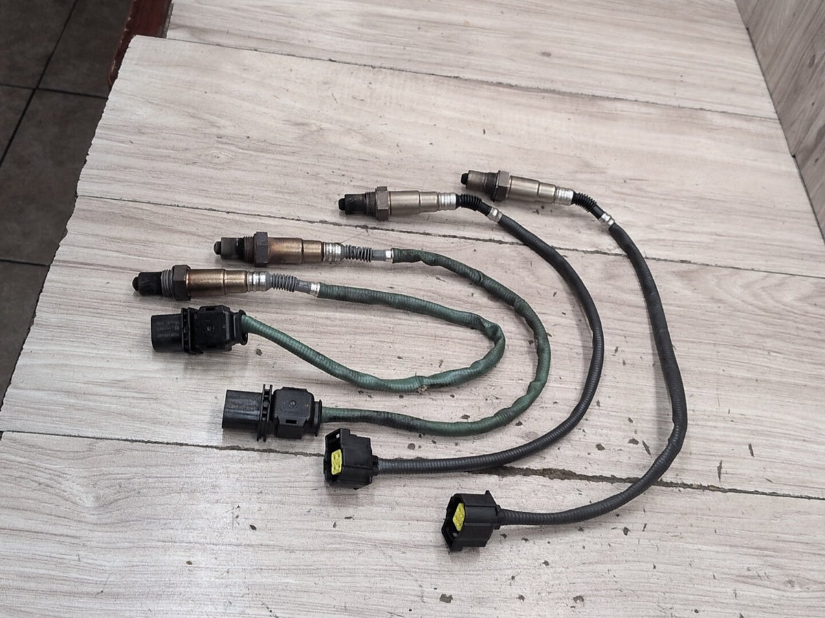 2009-2012 Mercedes-Benz E550 W212 Cat Catalytic Oxygen O2 Lambda Probe Sensors SET 0258017287 OEM