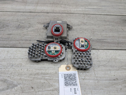 2011 - 2017 BMW X3 F25 Front Right Passenger Headlight Ballast Modules SET 7255724 N55B30M0