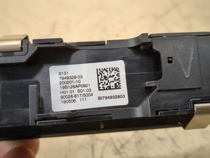19-23 OEM BMW G05 G06 G07 X5 X6 X7 Radio Audio Operating Volume Control Switch