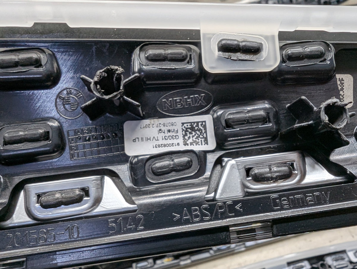 2017-2023 BMW 530i G30 Front Rear Left Right Dash Interior Trims SET 9370802