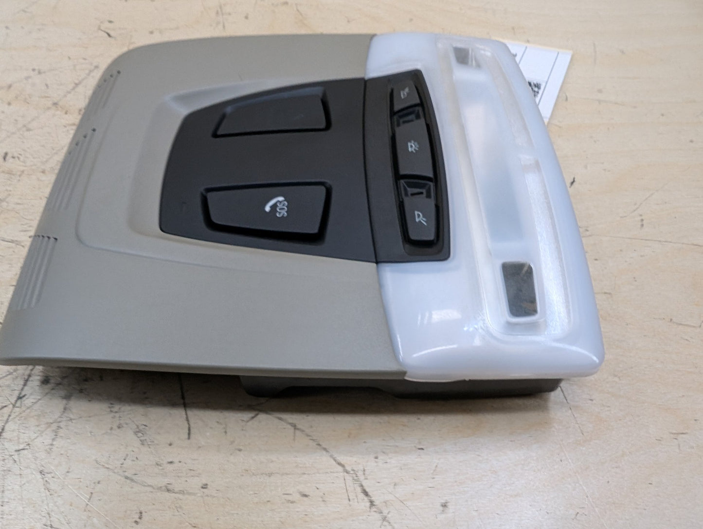 2012-2018 BMW 320i F30 Headliner Overhead Dome Light Switch Module 9312494
