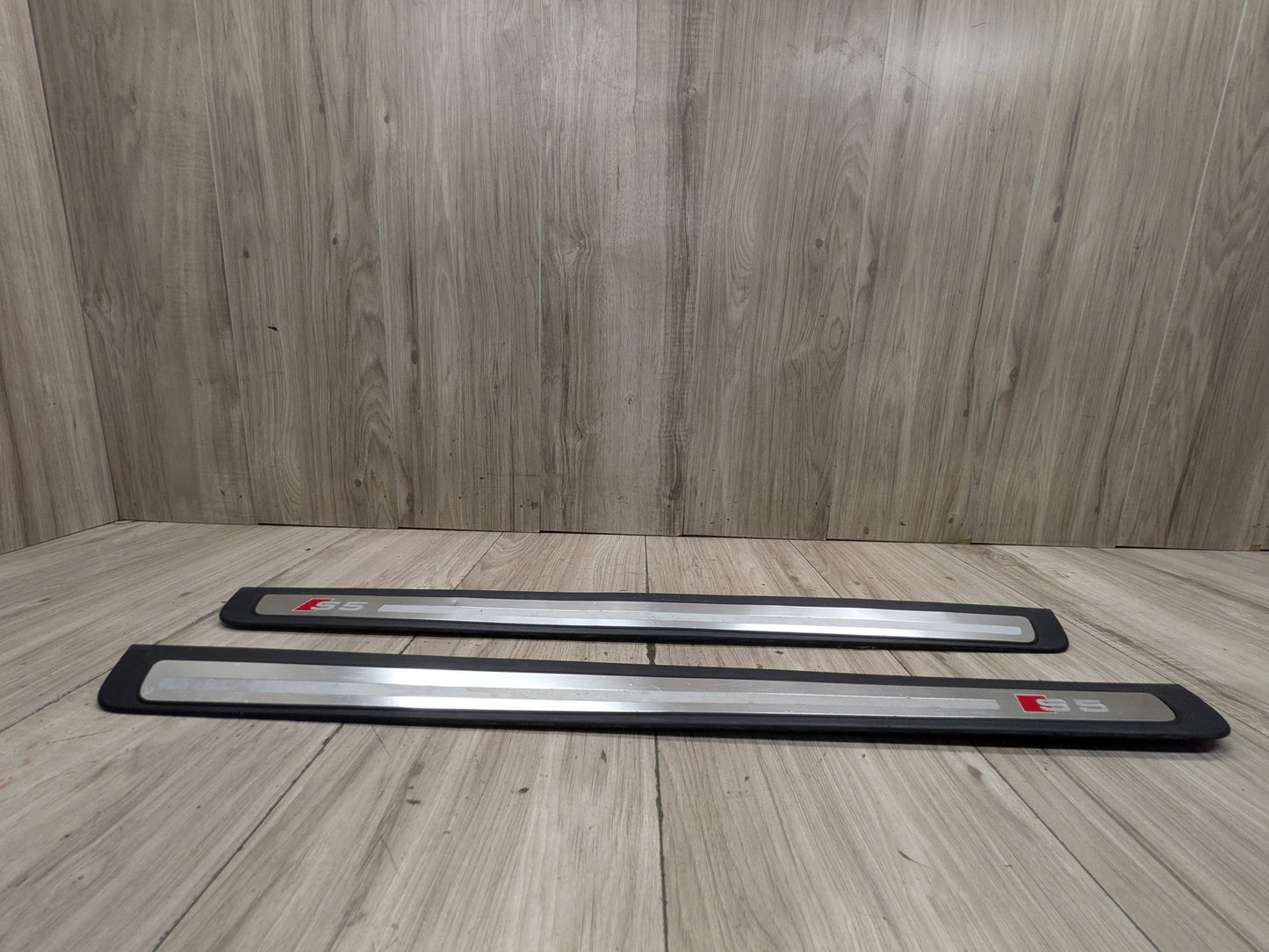 2008-2017 Audi S5 8T Front Left Right Scuff Plate Door Sill SET 8T0853373
