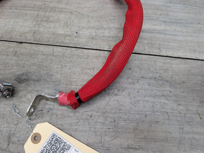 18-21 OEM BMW G01 G02 F98 X3 X4 Battery Plus Pole Terminal Positive Red Cable