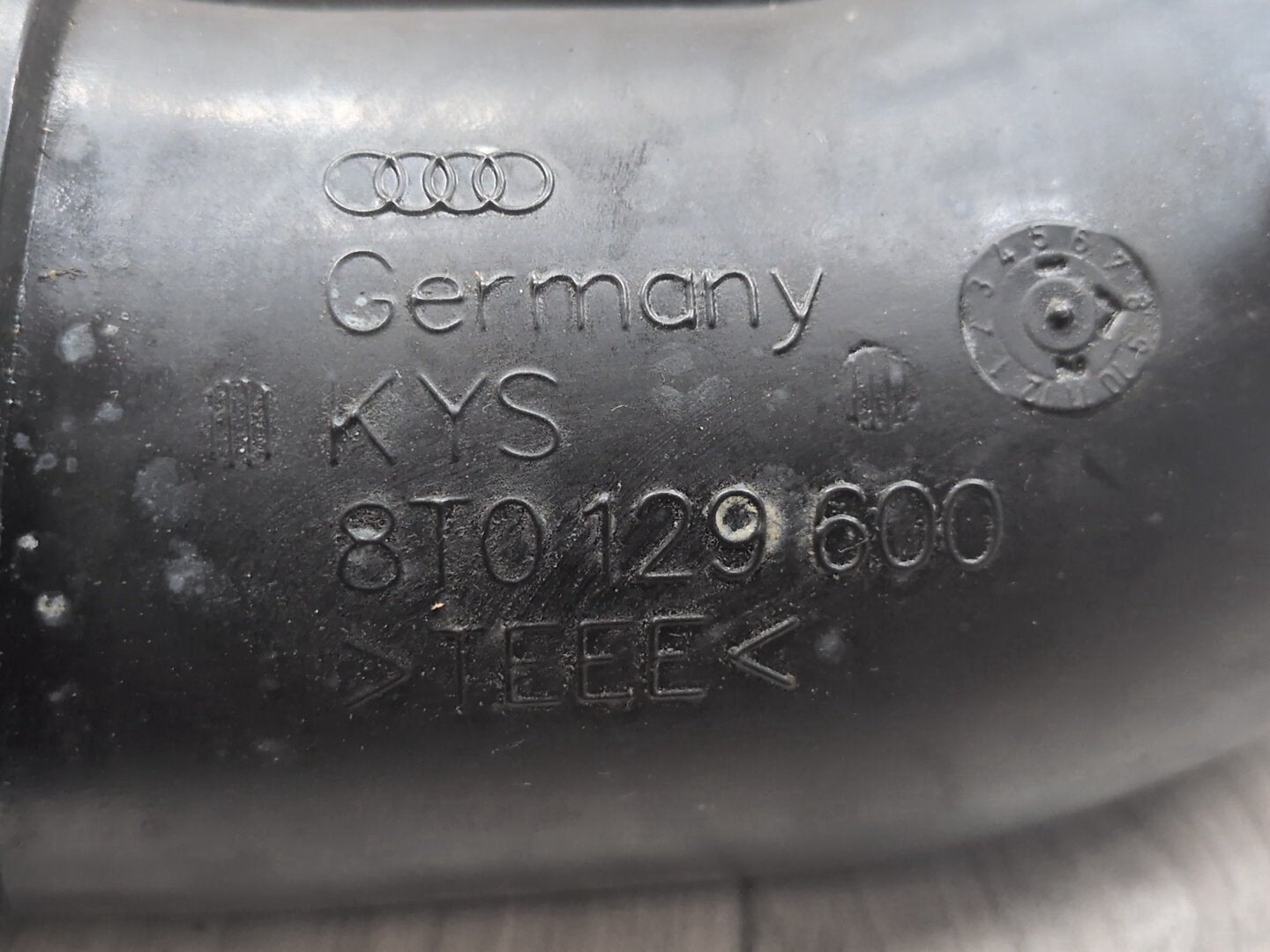 11-17 Audi 8T RS5 CFSA Engine Motor Throttle Body Intake Tube Pipe SET 8T0129599
