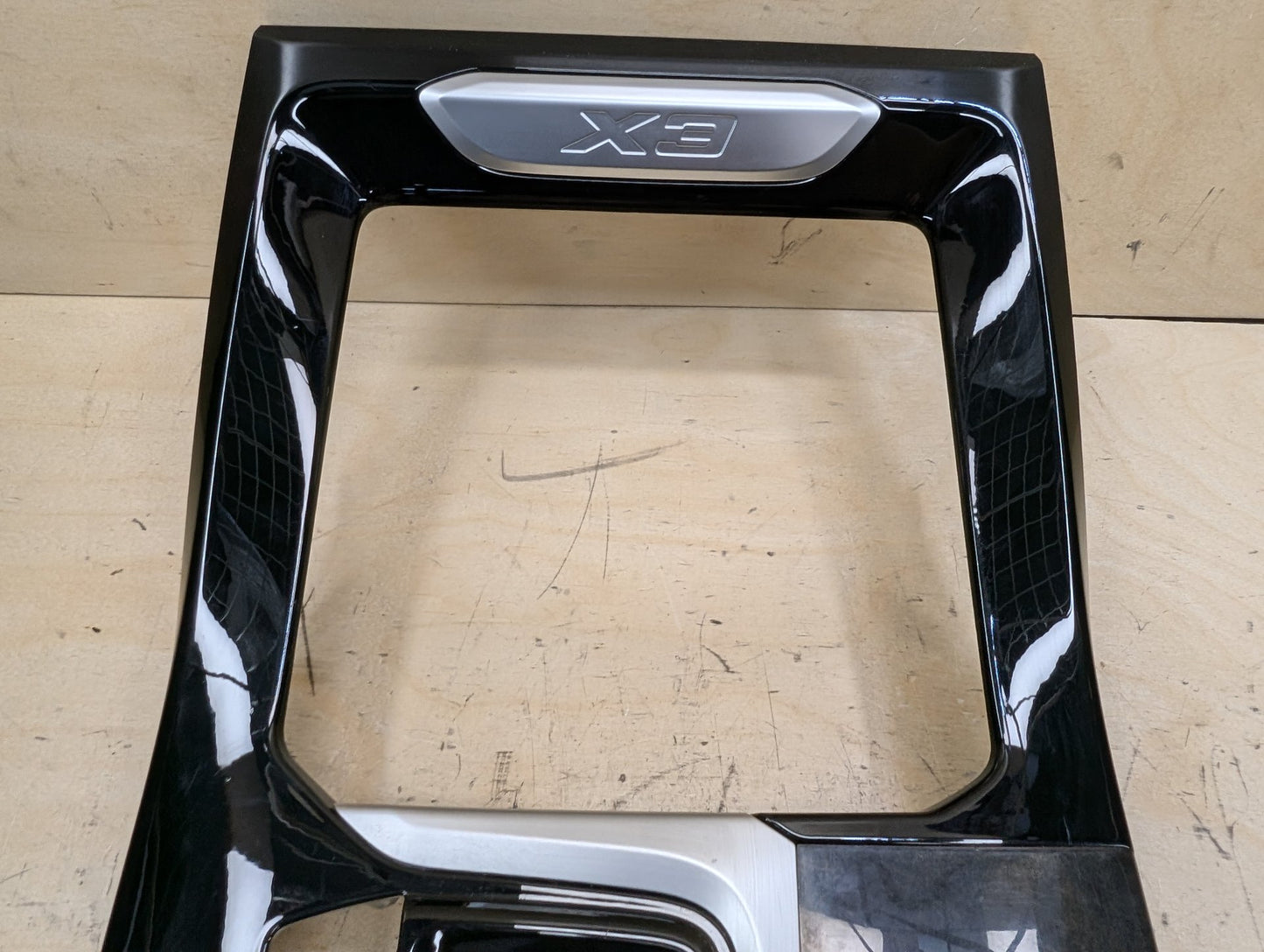 OEM BMW G01 G02 F97 F98 Central Console Poplar Wood Grain Trim Cover