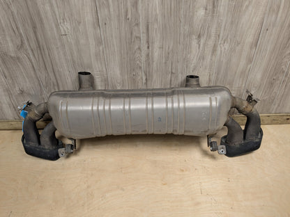 16-19 OEM BMW G11 G12 750i 750iX Engine N63R Rear Exhaust Pipe Muffler M SPORT