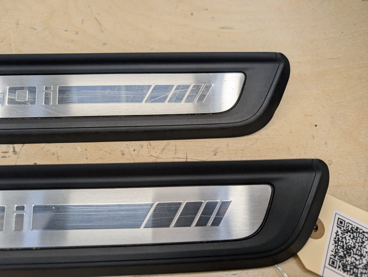 19-21 OEM BMW G20 G21 M340i Front Left Right Door Sill Plate Molding Trim PAIR