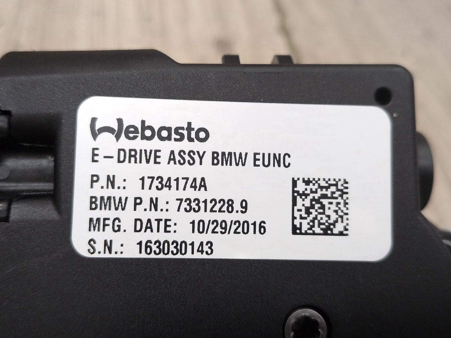 OEM BMW F15 F16 F85 F86 X5 X6 X5M X6M Panoramic Sunroof Drive Motor Actuator