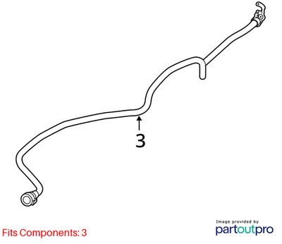 19-23 OEM BMW G05 G06 G07 X5 X6 X7 Transmission Oil Cooler Hose Pipe Lines B58