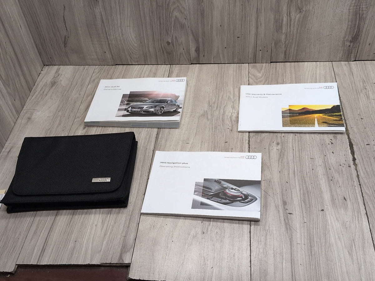 2010-2016 Audi S4 B8 - Owners Instruction Manual Book SET PN: 0