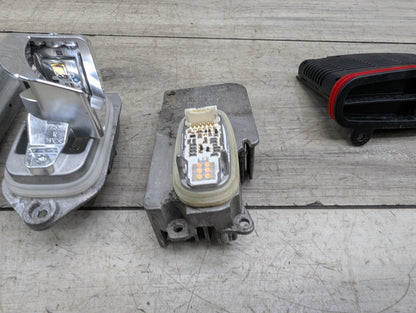 13-15 BMW F02 LCI Right Headlight DRL Daytime Running Light Module SET