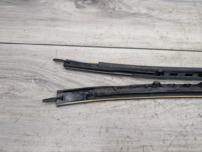 2014 - 2018 BMW X5 F15 Front Left Right Side Windshield Drip Trim Molding SET 7387917 N63B44O1