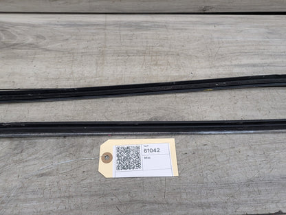 2006-2011 BMW 328i E90 Front Left Right Side Windshield Drip Trim Molding SET 7179253