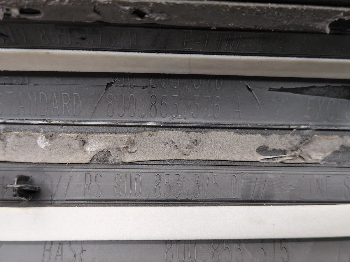 2015-2018 Audi Q3 8U Front Rear Left Right Scuff Plate Door Sill SET 8U0853376A