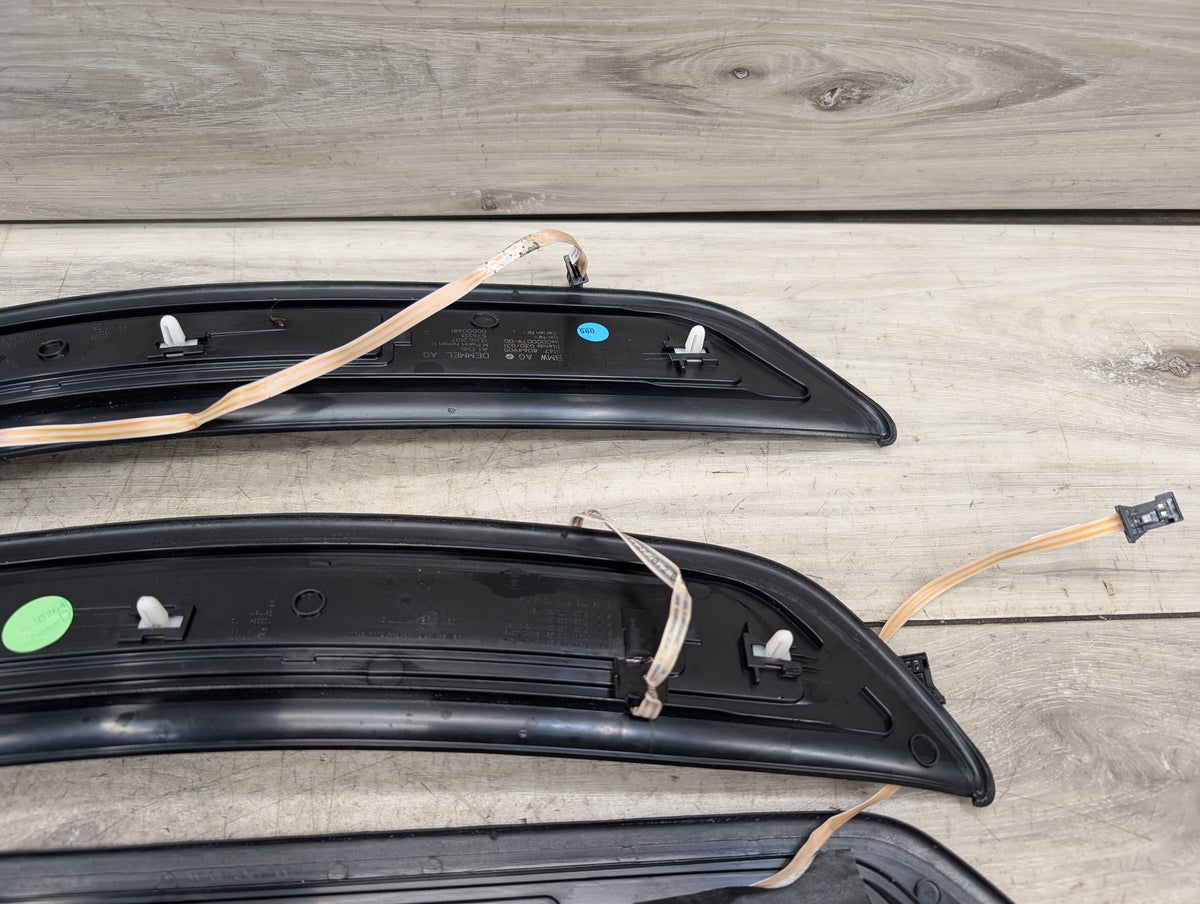 2017-2023 BMW M550i G30 Front Rear Left Right Scuff Plate Door Sill SET 8064905 OEM