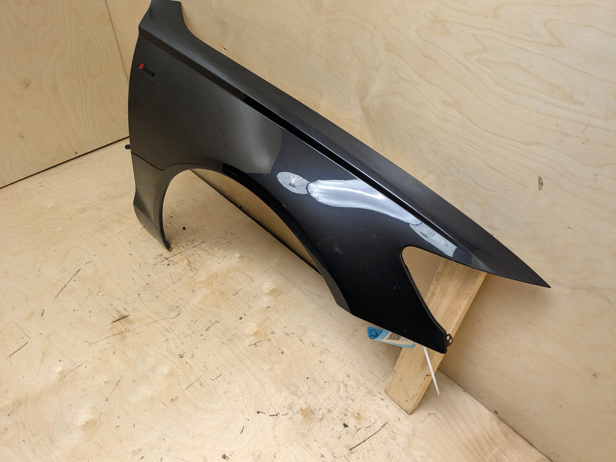 2012-2018 Audi A6 C7 Front Right Passenger Fender Panel Black 4N/X7U