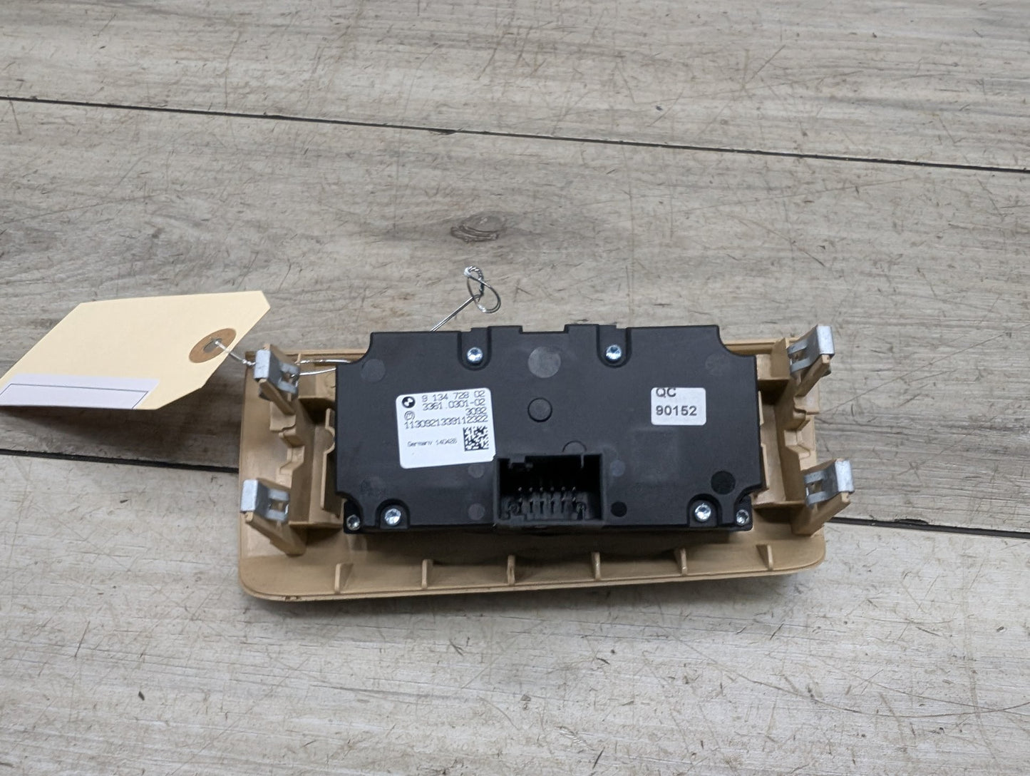 06-13 OEM BMW E70 E71 X5 X6 Headlight Switch Control Panel Light Module Beige