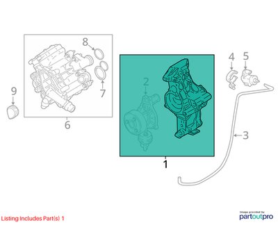 OEM BMW F22 F23 F30 G01 G02 230 330 X3 Engine B46 B48 Coolant Pump With Support