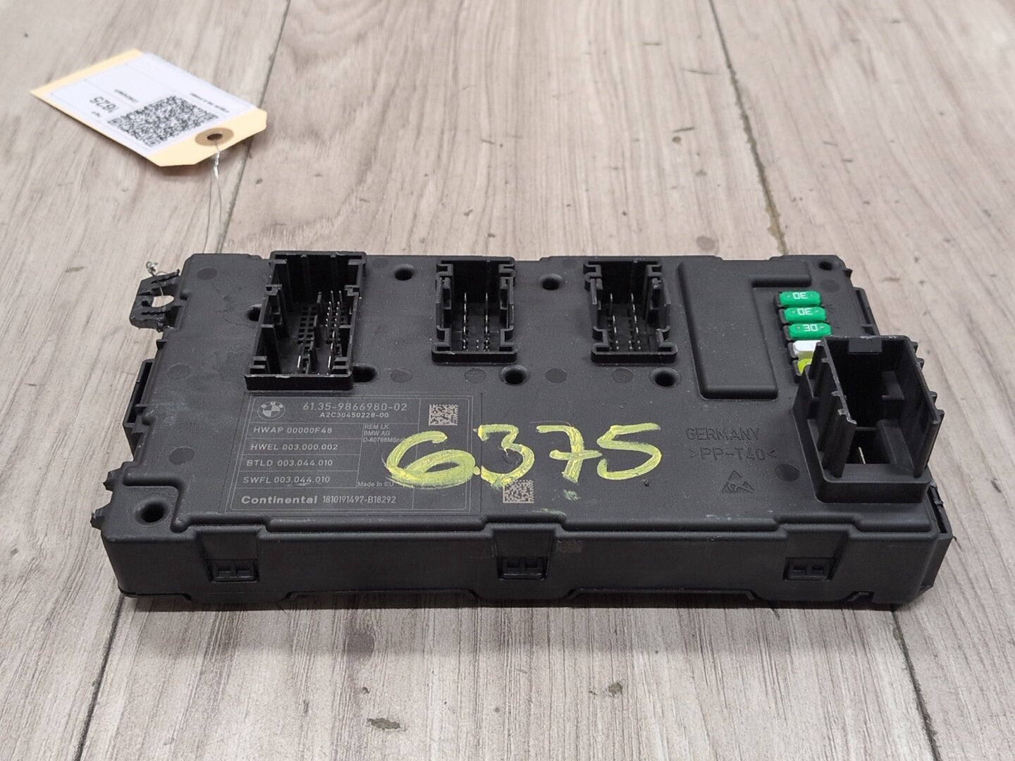 12-18 OEM BMW F30 F32 F82 REM Rear Body Control Unit Electronic Module BCM Box