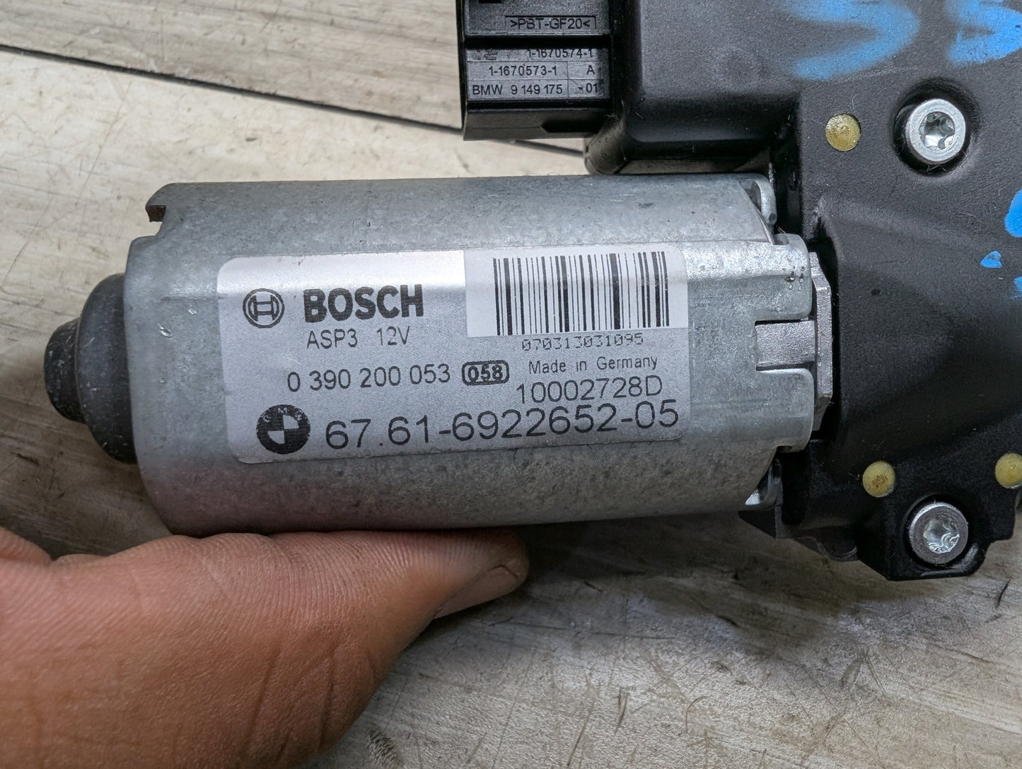 OEM BMW E53 E70 E83 X3 X5 Upper Sunroof Moon Roof Motor Unit
