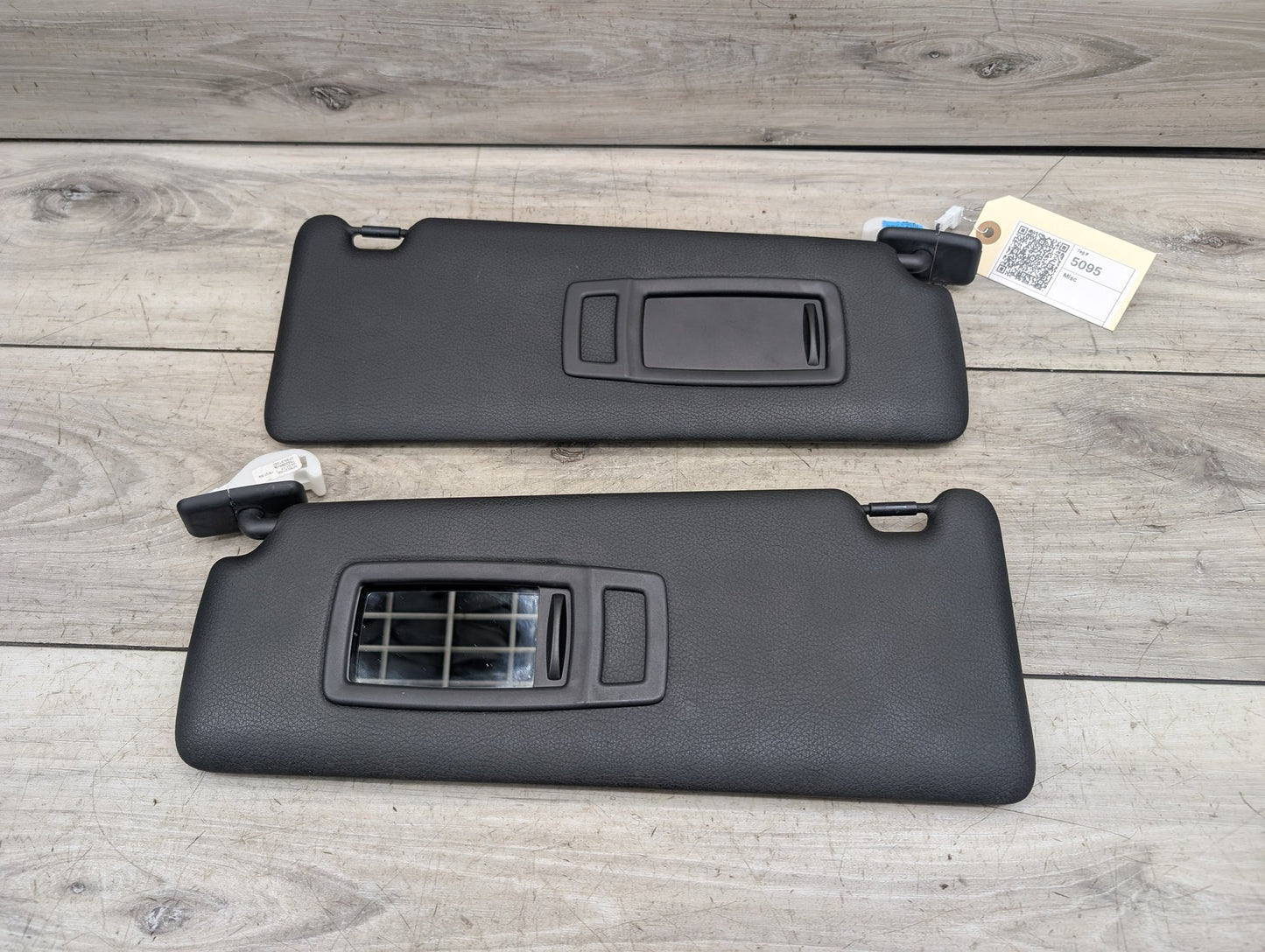 OEM BMW F30 F31 F32 F36 F80 F82 M3 M4 Left Right Interior Sun Visor PAIR Black