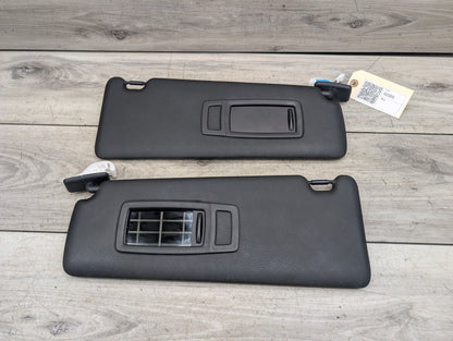 OEM BMW F30 F31 F32 F36 F80 F82 M3 M4 Left Right Interior Sun Visor PAIR Black