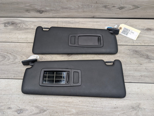 OEM BMW F30 F31 F32 F36 F80 F82 M3 M4 Left Right Interior Sun Visor PAIR Black