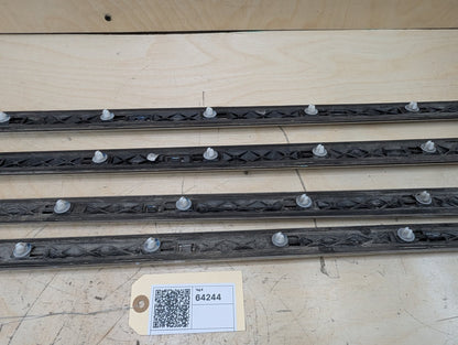 2016-2022 BMW 750i G12 Front Rear Left Right Exterior Door Trim Molding SET 7364354