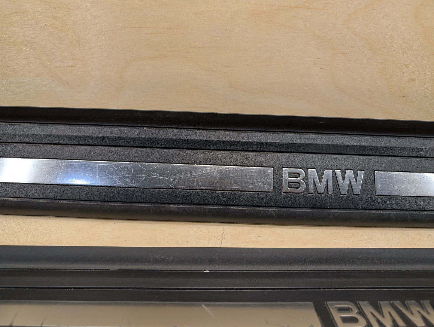 2007-2013 BMW 335i E93 Front Left Right Scuff Plate Door Sill SET 7178597