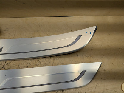 2016-2019 BMW 740Li G12 Scuff Plate Door Sill SET 7369887 OEM